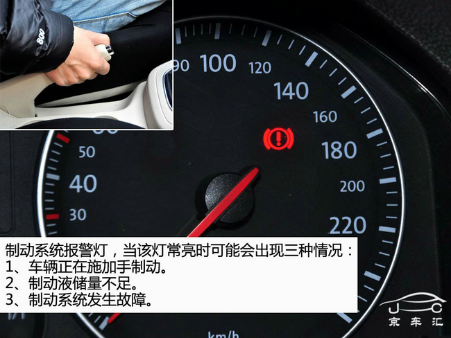 京车汇大众车系常用指示灯功能解读